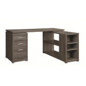 Yvette Collection Office Desk, Weathered Grey