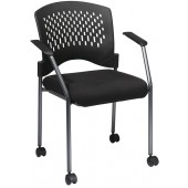 ProLine II ProGrid Series Visitors Arm Chair On Casters