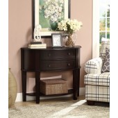 Entry Way Console Table/Hall Table in Brown Finish