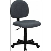 Gray Fabric Mid Back Ergonomic Task Chair 