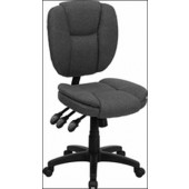 Gray Fabric Multi Function Task Chair 