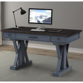 Americana Modern 56" Power Lift Desk - DENIM