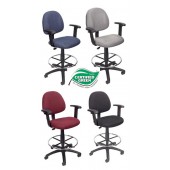 Boss Drafting Chair with Arms B1616