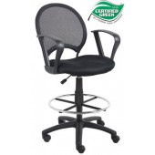 Mesh Back Drafting Chair with Loop Arms B16217