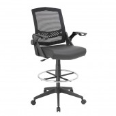 Boss Flip Arm Mesh Task Chair B6223-BK