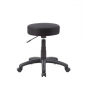 Boss Rolling Stool in Black B210-BK