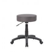Boss Rolling Stool in Charcoal Grey