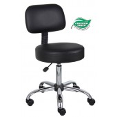 Boss Be Well Medical Spa Professional Drafting Stool With Back