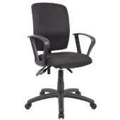 Boss Task Chair with Loop Arms B3037