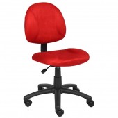Boss Task Chair no Arms in Red