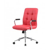 Boss Contemporary Task Chair in Red B331-RD