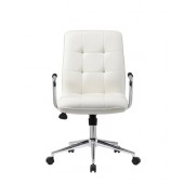 Boss Contemporary Task Chair in White B331-WT