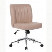 Boss Leathaire Task Chair, Tan, B4035C-TAN