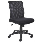 Boss Mesh Back Task Chair No Arms B6105