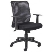 Boss Mesh Back Task Chair w/Arms B6106