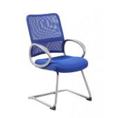 Boss Mesh Back Guest Chair in Blue B6419-BE