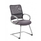 Boss Mesh Back Guest Chair in Charcoal Grey B6419-CG