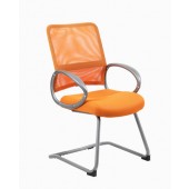 Boss Mesh Back Guest Chair in Orange B6419-OR