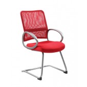 Boss Mesh Back Guest Chair in Red B6419-RD