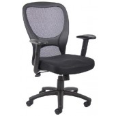 Boss Mesh Back Task with Arms B6508