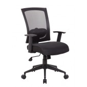 Boss Contemporary Task Chair in Black, Gray B6706