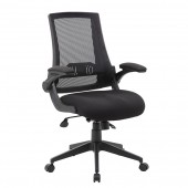 Boss Mesh Back Flip Arm Task Chair B6776-BK