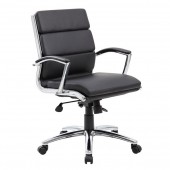 boss mid-back executive chair contemporary black