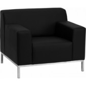 Contemporary Black Leather Chair