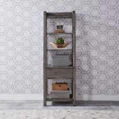 Modern Farmhouse Leaning Bookcase by Liberty Furniture