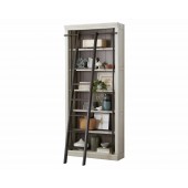 Toulouse Bookcase with Ladder by Martin Furniture, Rustic White IMTE4094W
