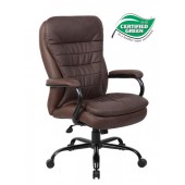 Boss Plush Big and Tall Brown Executive Swivel Chair B991-BB