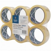 Business Source 3" Core Sealing Tape, 6/Pack