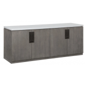 Pure Modern Credenza with Quartz Top by Parker House, PUR#384C