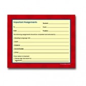 Carson-Dellosa Carbonless Important Assignments Pad