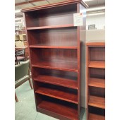 Used Mahogany Finish Bookshelf