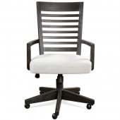 Fresh Perspectives Upholstered Desk Chair by Riverside, Umber