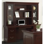 Townsend Double Pedestal 72" Credenza - Shown with matching hutch and desk each sold separately