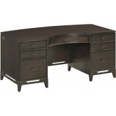Sutton 66" Curved Executive Desk by Aspenhome
