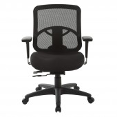 Used Black Mesh Task Chair by Office Star