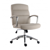 Softy Taupe Vegan Leather Desk Chair by Parker House
