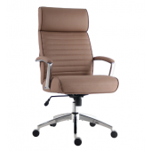 Softy Latte Vegan Leather Desk Chair Tall by Parker House 