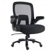 Black Mesh Desk Chair Big Man (500 lb) by Parker House