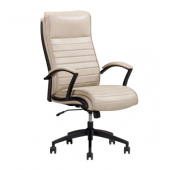 Antique Linen Leather Desk Chair by Parker House