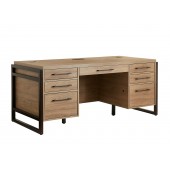 Mason Double Pedestal Desk by Martin Furniture, Monarca