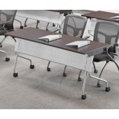 PL Series Training Table 24" x 72" with Economy Flip Top Base