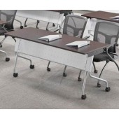 PL Series Training Table 24" x 72" with Economy Flip Top Base 