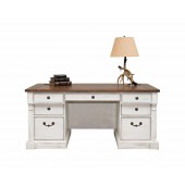 Durham 66" Double Pedestal Executive Desk by Martin Furniture