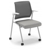 Element Flex Guest Chair, White/Gray 