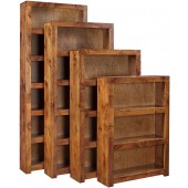 Contemporary Alder Bookcase by Aspenhome, 4 Sizes, Fruitwood