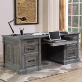 Gramercy Park Double Pedestal Executive Desk by Parker House, GRAM#9080-3